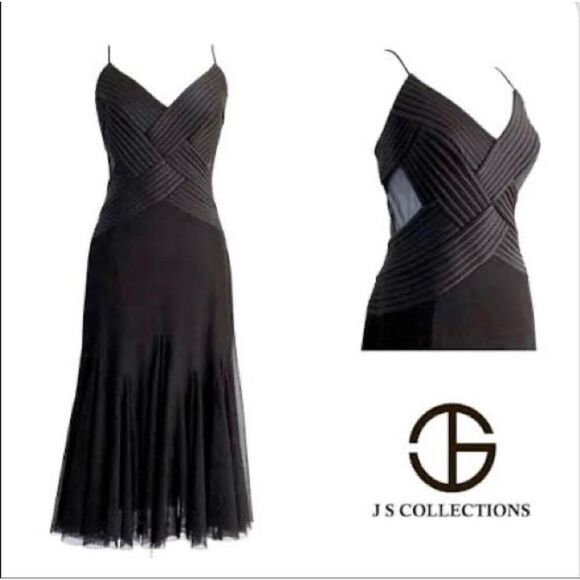 Mesh Textured Dress - Picture 1 of 10
